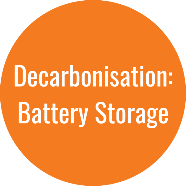 Decarbonisation: Battery Storage